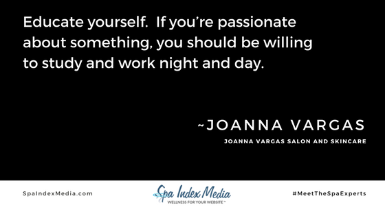Joanna Vargas #MeetTheSpaExperts